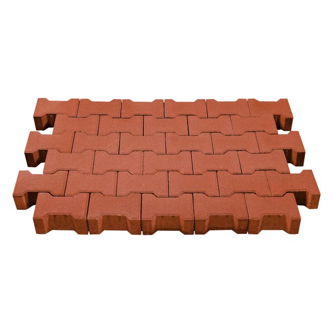 Kostka brukowa Behaton, czerwony