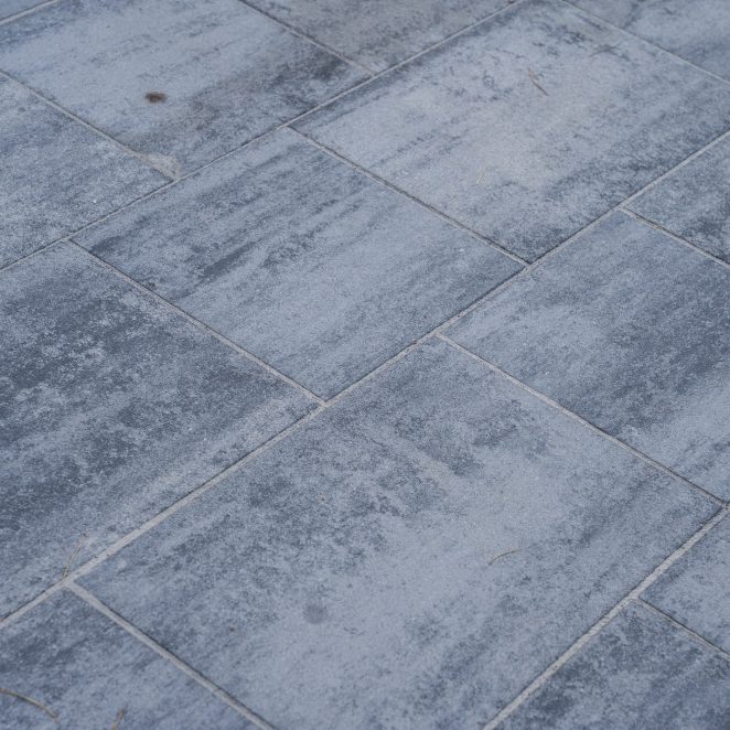 Reference object - paving stones - entrance to the beach in Leba - seso grande, silva