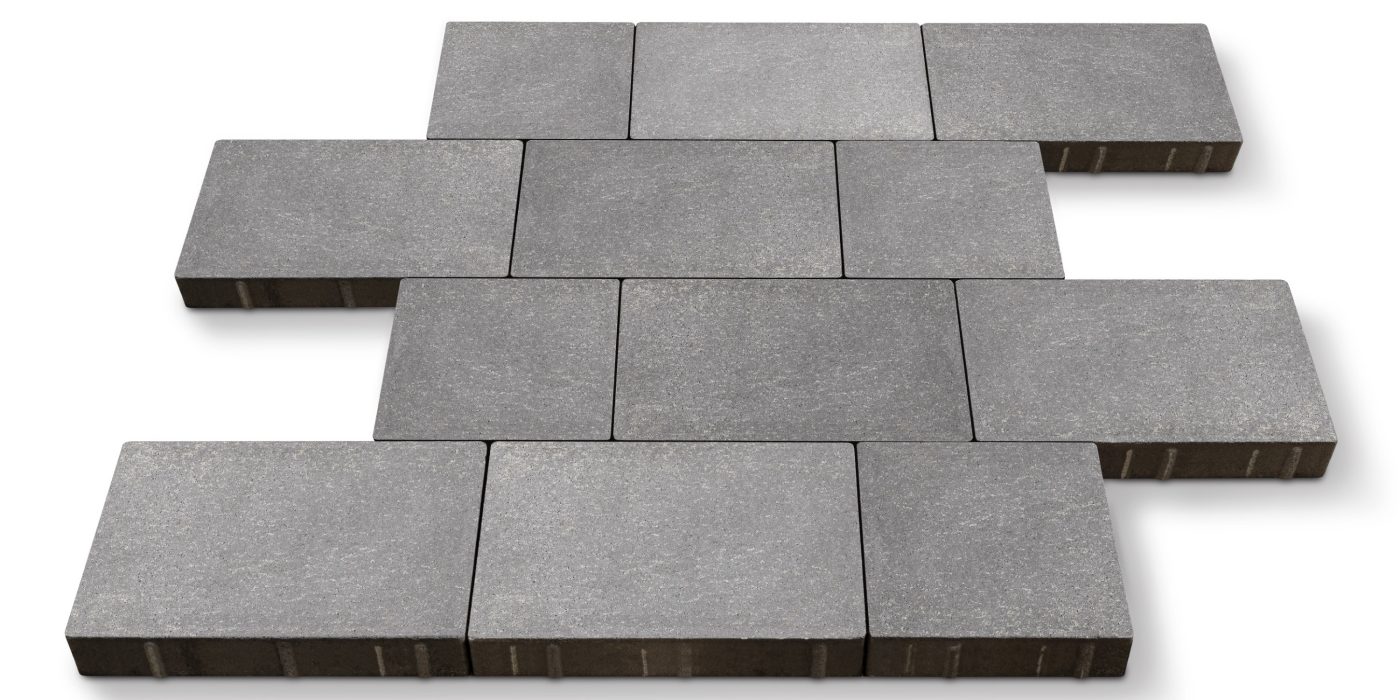 Płyty brukowe Umbriano kolor kwarcytowo-biały