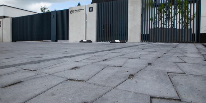 Ekologiczna kostka brukowa: sesno eco w kolorze platino