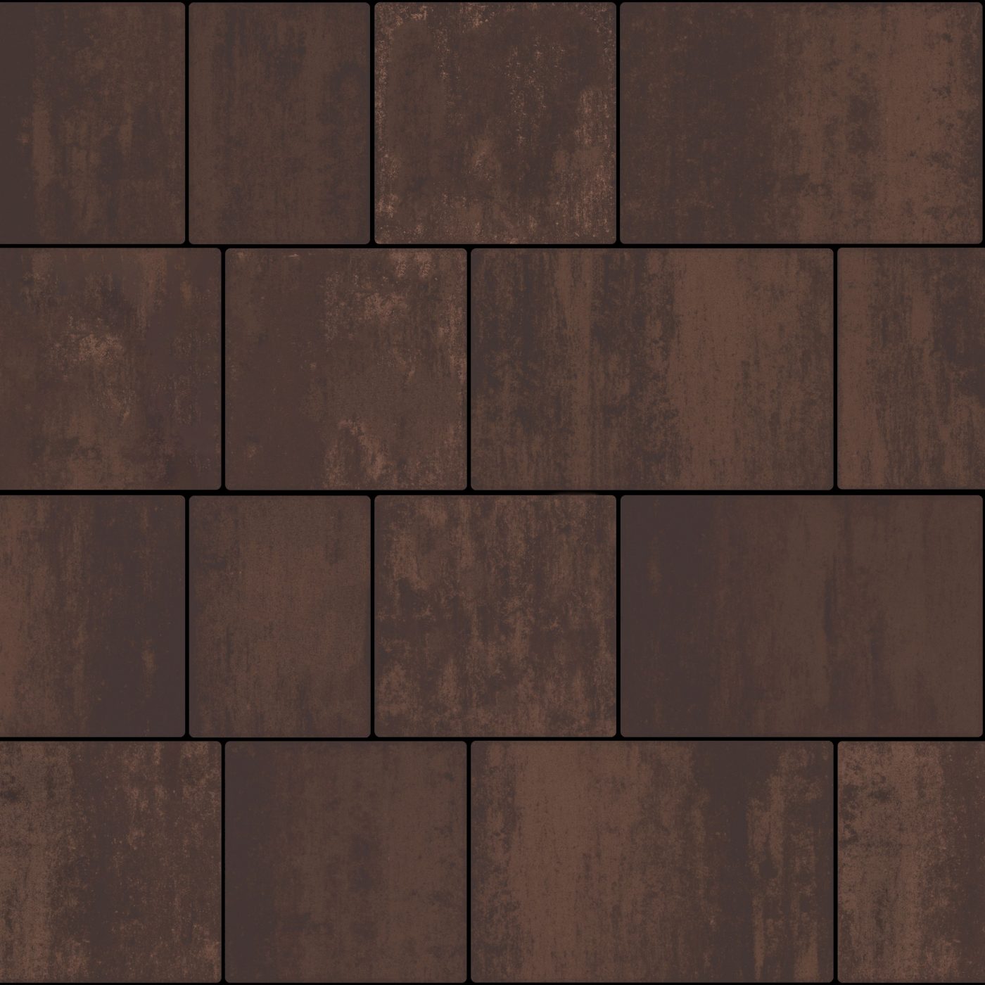 Kostka brukowa Lundo 8 z systemem Pavelock, marrone