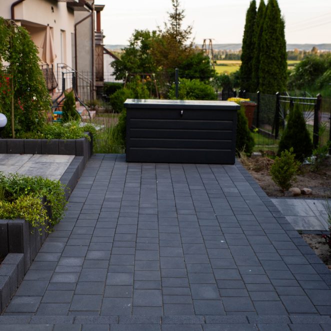 Dom prywatny Mrzezino, pavimo linea sombra