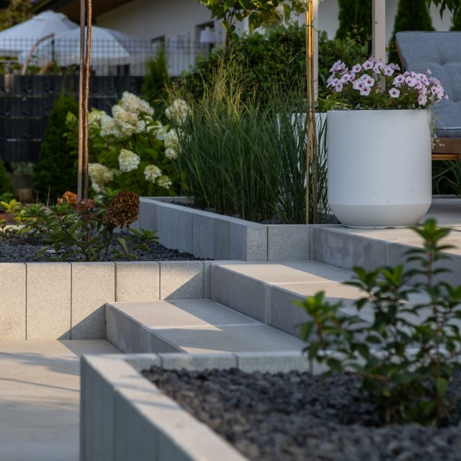 Dom prywatny Mayesto bello, Livio Grande silexo, Livello Uni silexo, Piasek fugowy perlo