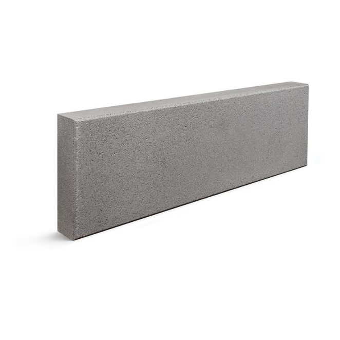 Stopień / palisada / obrzeże Livello Slim, platino