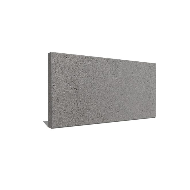 Palisada, obrzeże, donica, płyta układana step by step, stopień lewitujący Livello Grande, kolor platino