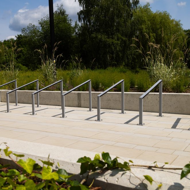 Płyta tarasowa mayesto bello zastosowana na obiekcie referencyjnym: basen "Nowa Fala" w Chorzowie