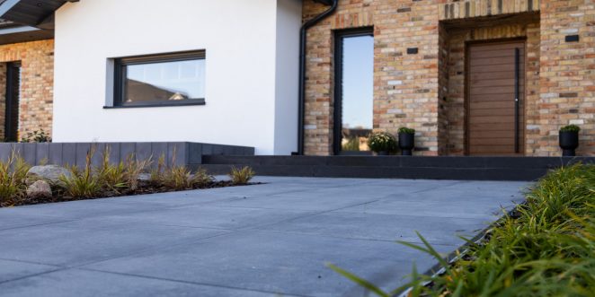 Nawierzchnia prywatnego domu w Poznaniu, livello uni livello slim mayesto