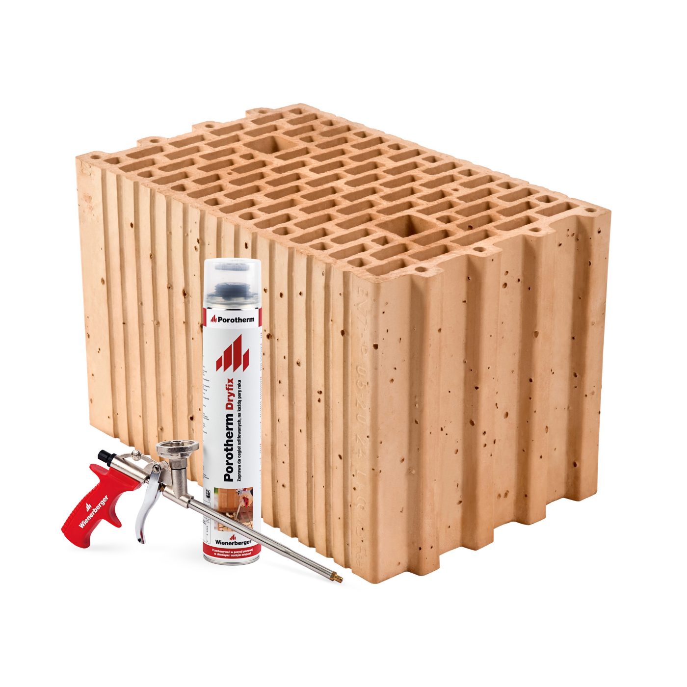 Szlifowany pustak ceramiczny Porotherm D 24 Dryfix