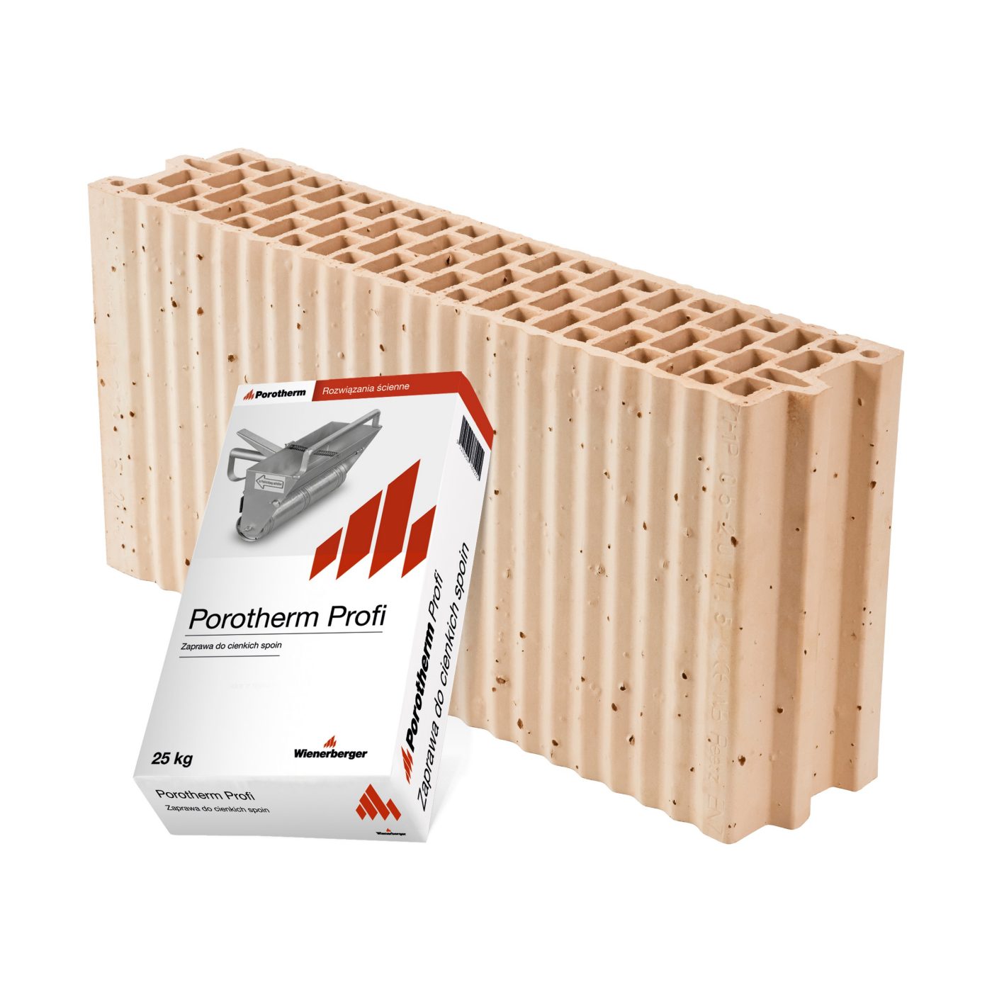 Szlifowany pustak ceramiczny Porotherm D 11.5 Profi