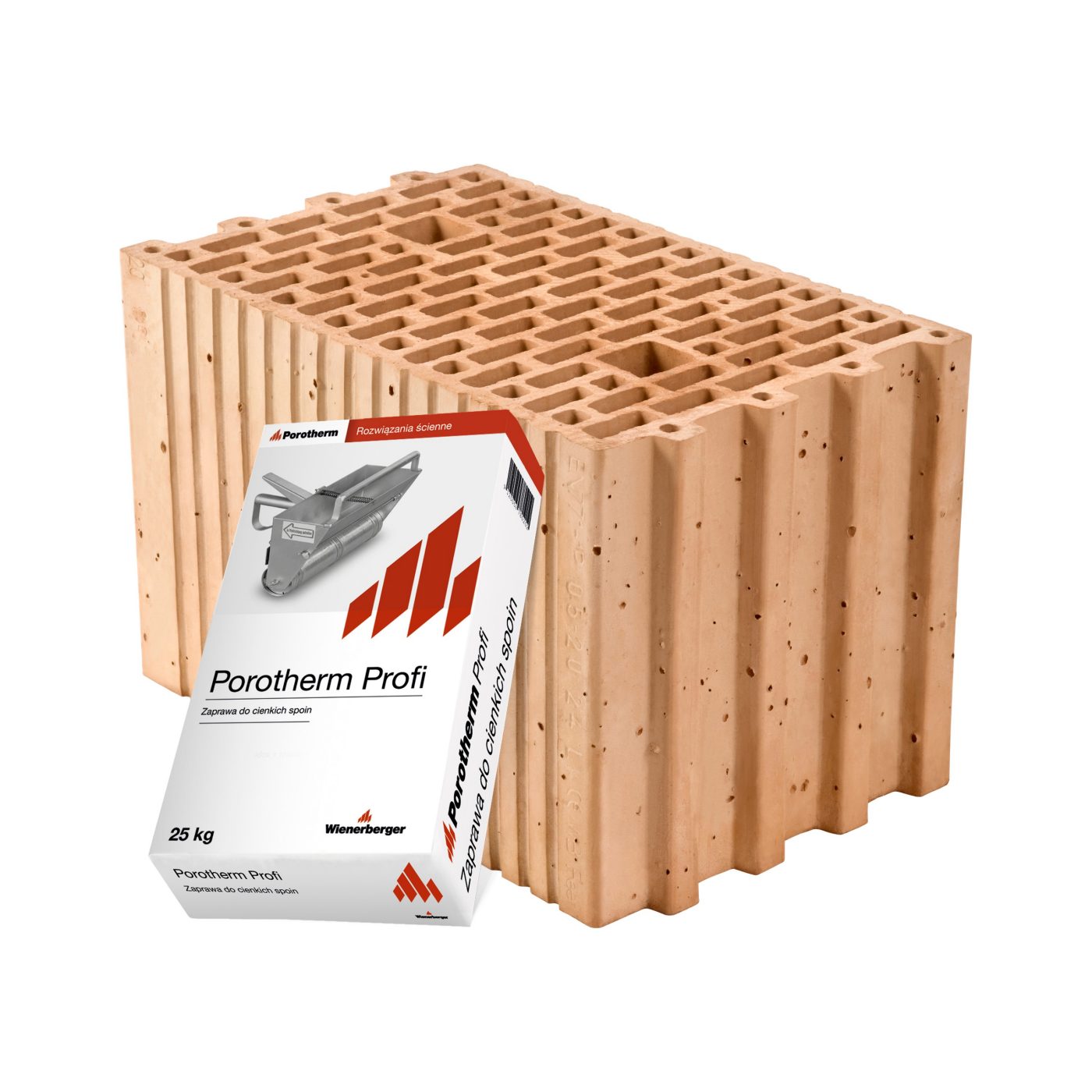 Szlifowany pustak ceramiczny Porotherm D 24 Profi