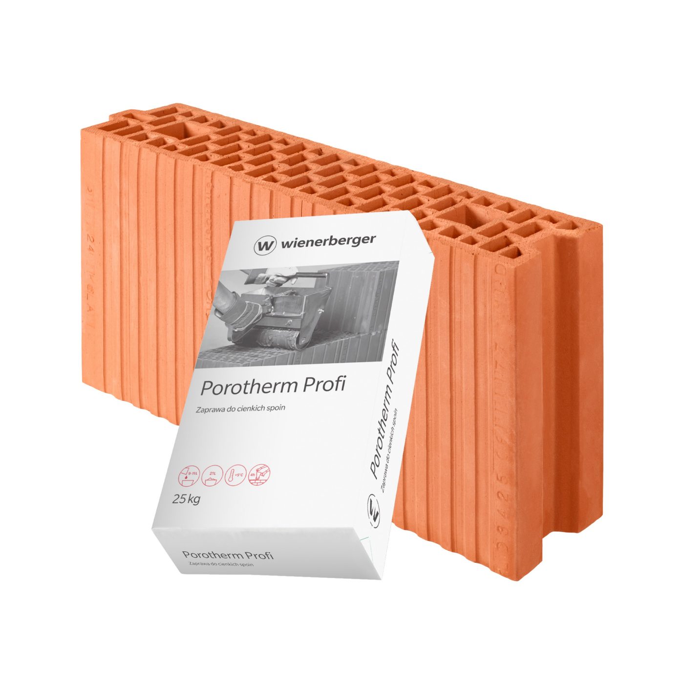 Szlifowany pustak ceramiczny Porotherm 11.5 Profi
