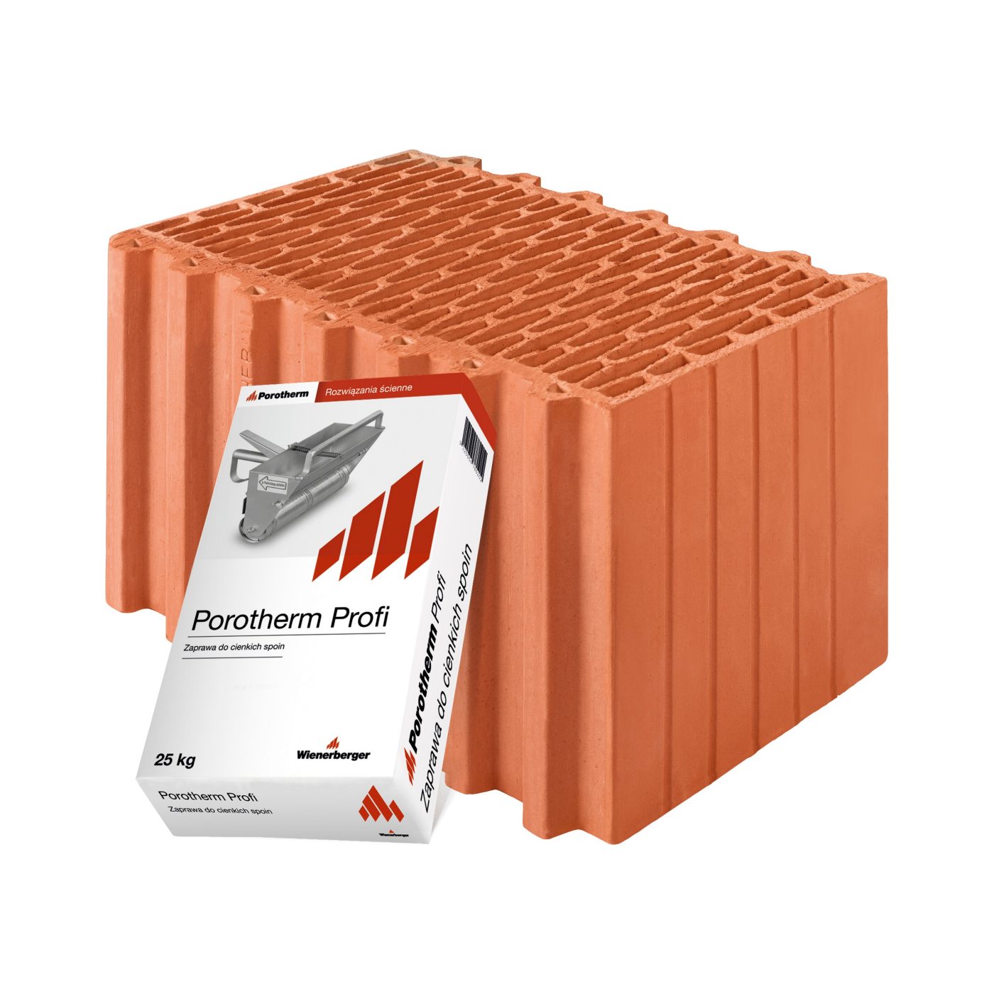 Szlifowany pustak ceramiczny Porotherm 44 Profi