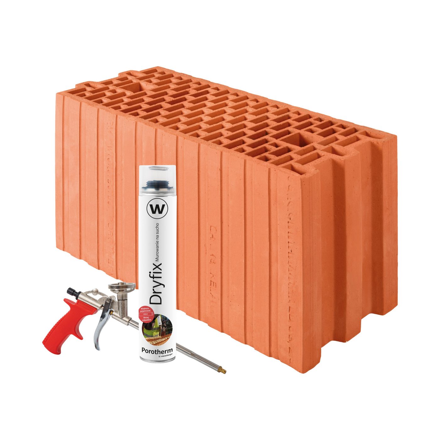 Szlifowany pustak ceramiczny Porotherm 18.8 Dryfix