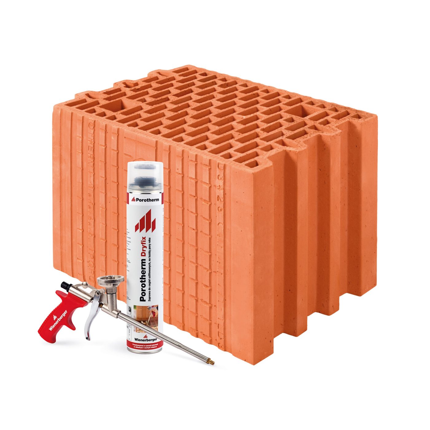 Szlifowany pustak ceramiczny Porotherm 25 Dryfix