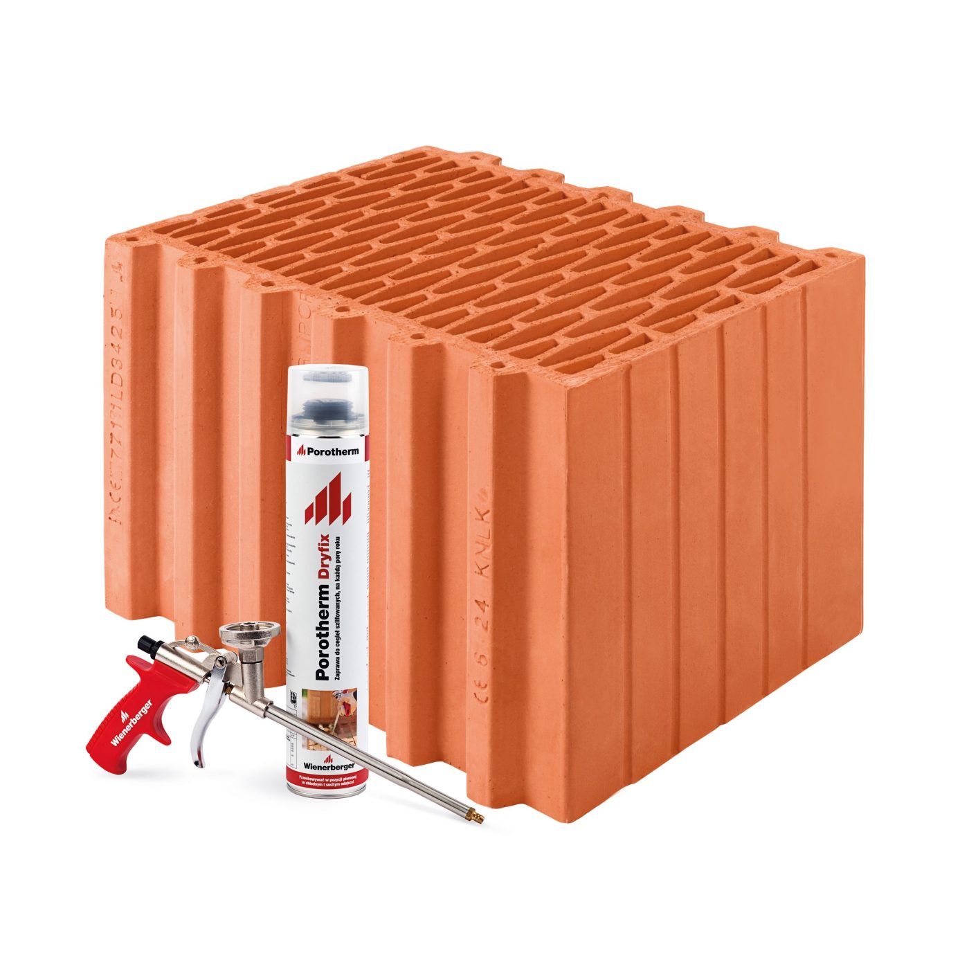 Szlifowany pustak ceramiczny Porotherm 38 Dryfix