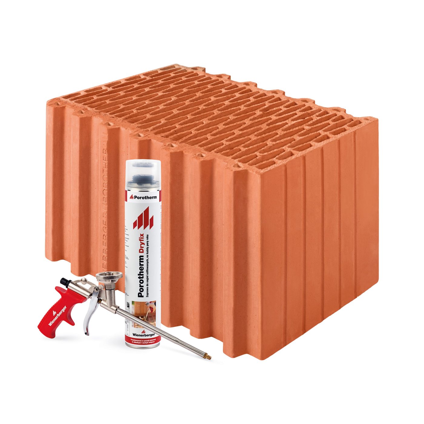 Szlifowany pustak ceramiczny Porotherm 44 Dryfix