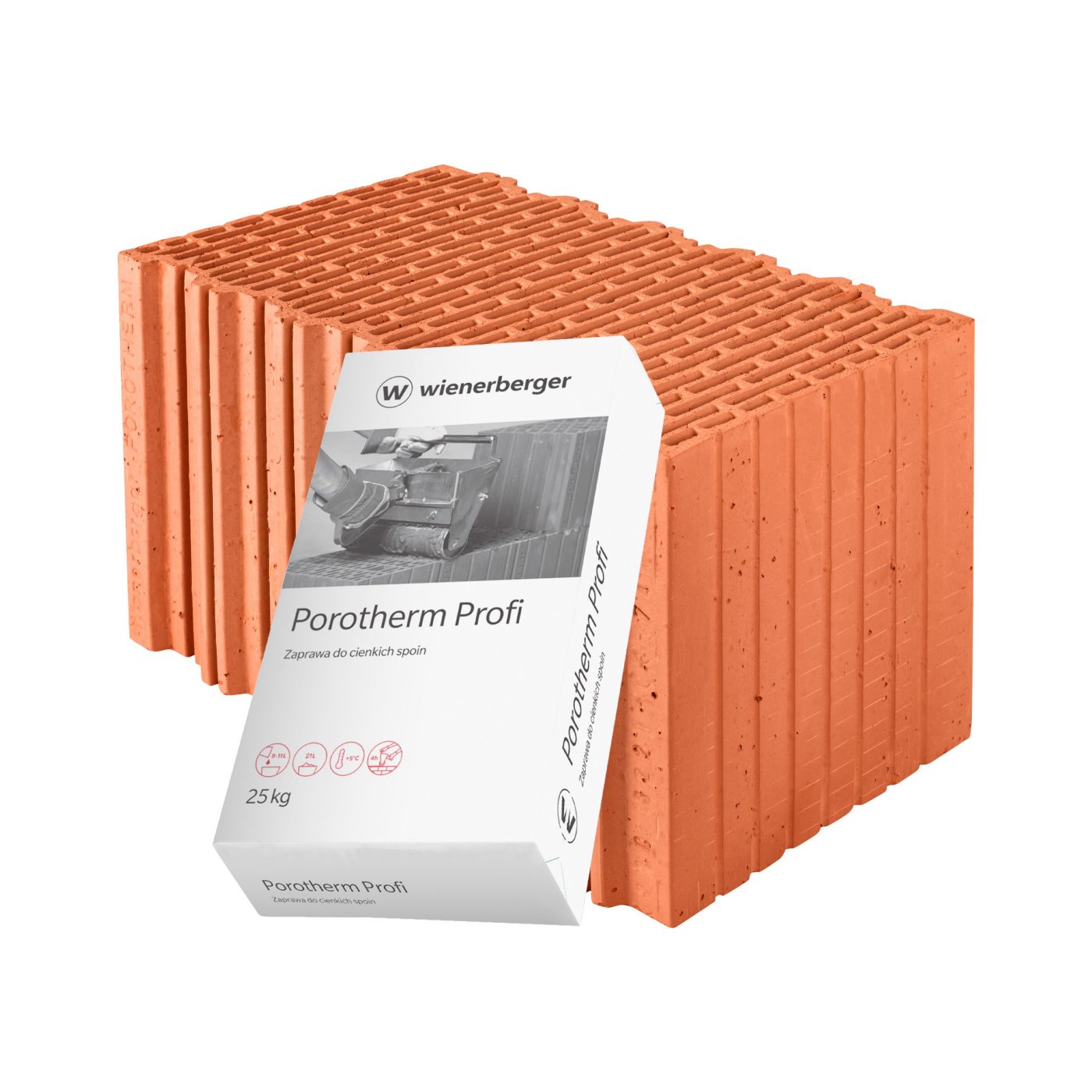 Szlifowany pustak ceramiczny Porotherm 44 EKO+ Profi