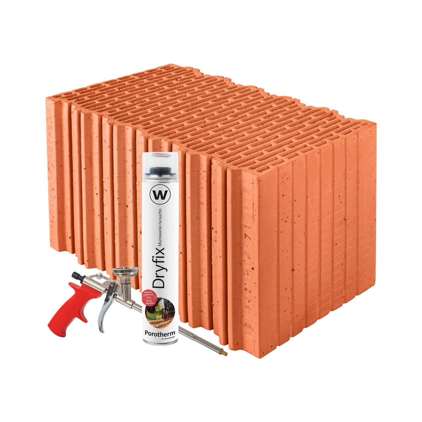 Szlifowany pustak ceramiczny Porotherm 44 EKO+ Dryfix