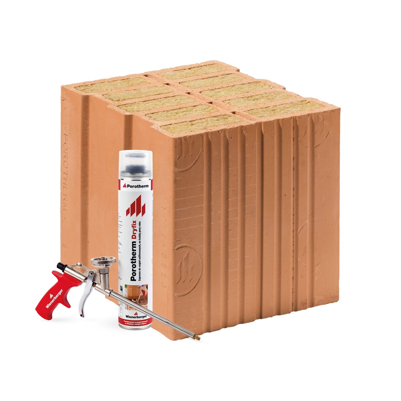 Pustak połówkowy Porotherm 30 T 1/2 Dryfix