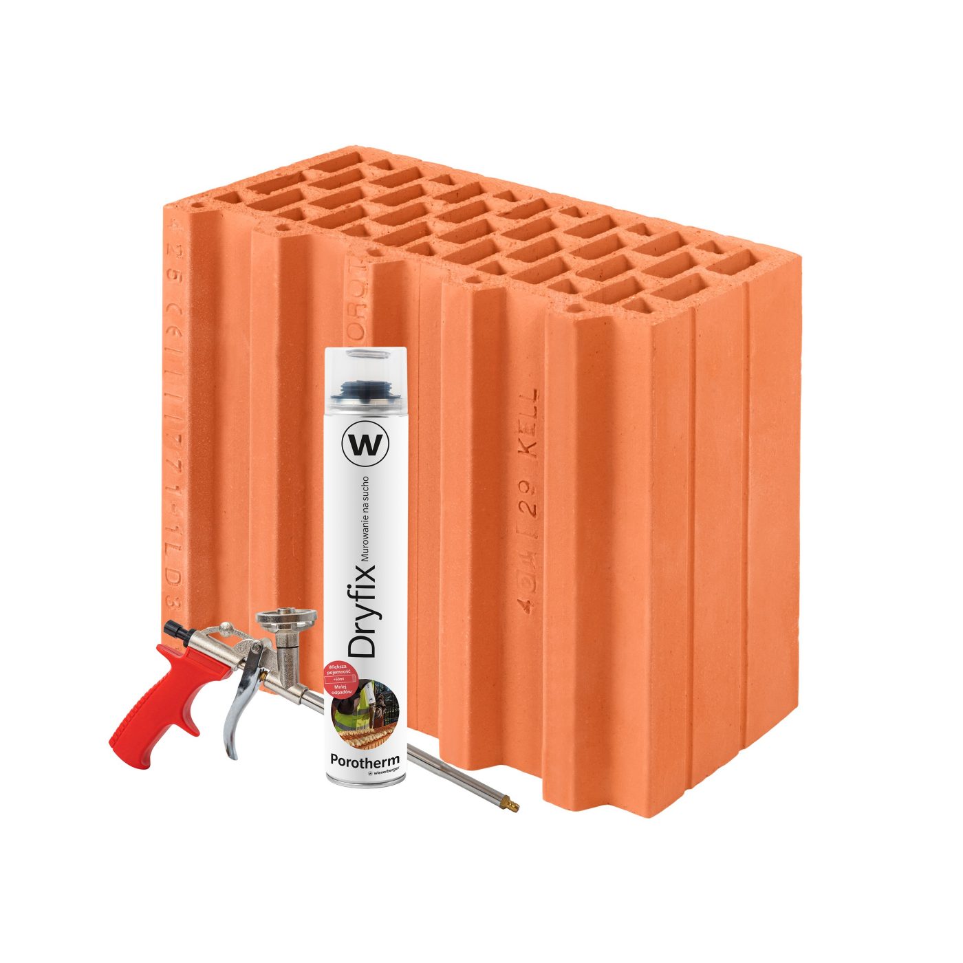 Pustak połówkowy Porotherm 30 1/2 Dryfix