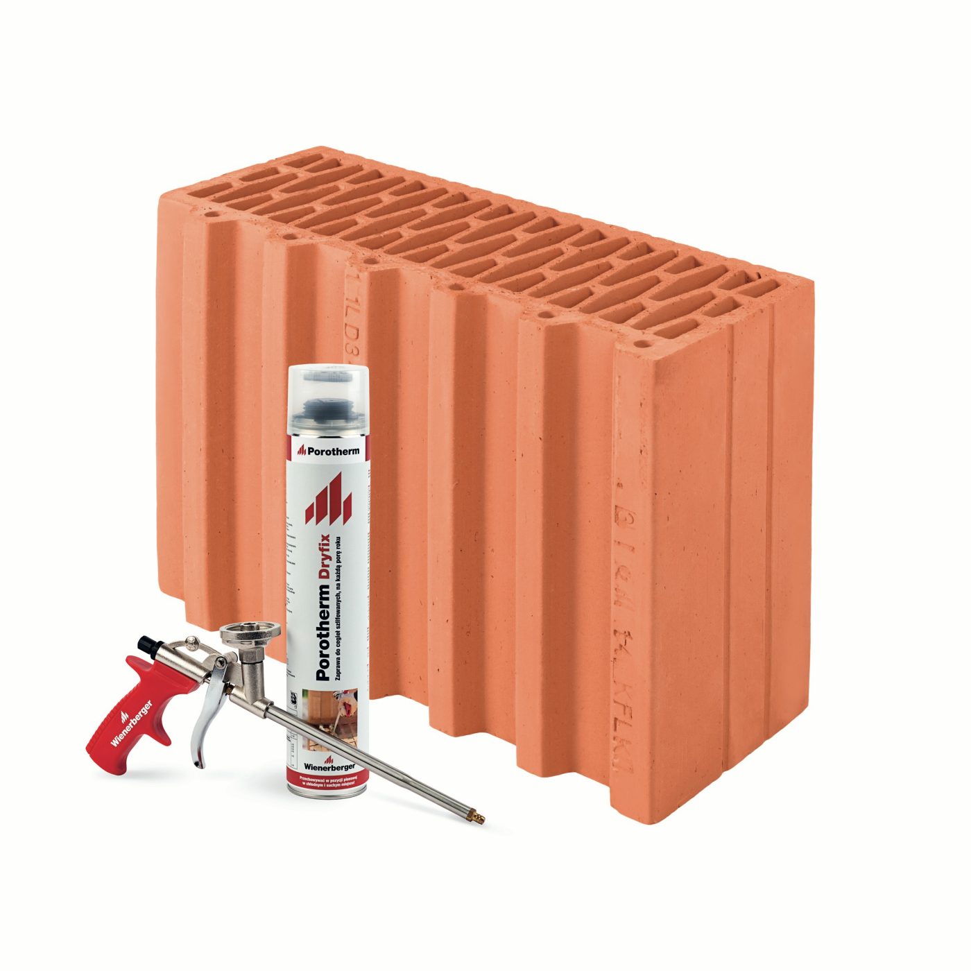 Pustak połówkowy Porotherm 38 1/2 Dryfix
