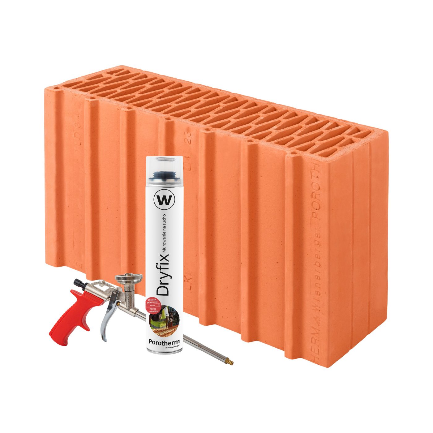 Pustak połówkowy Porotherm 44 1/2 Dryfix