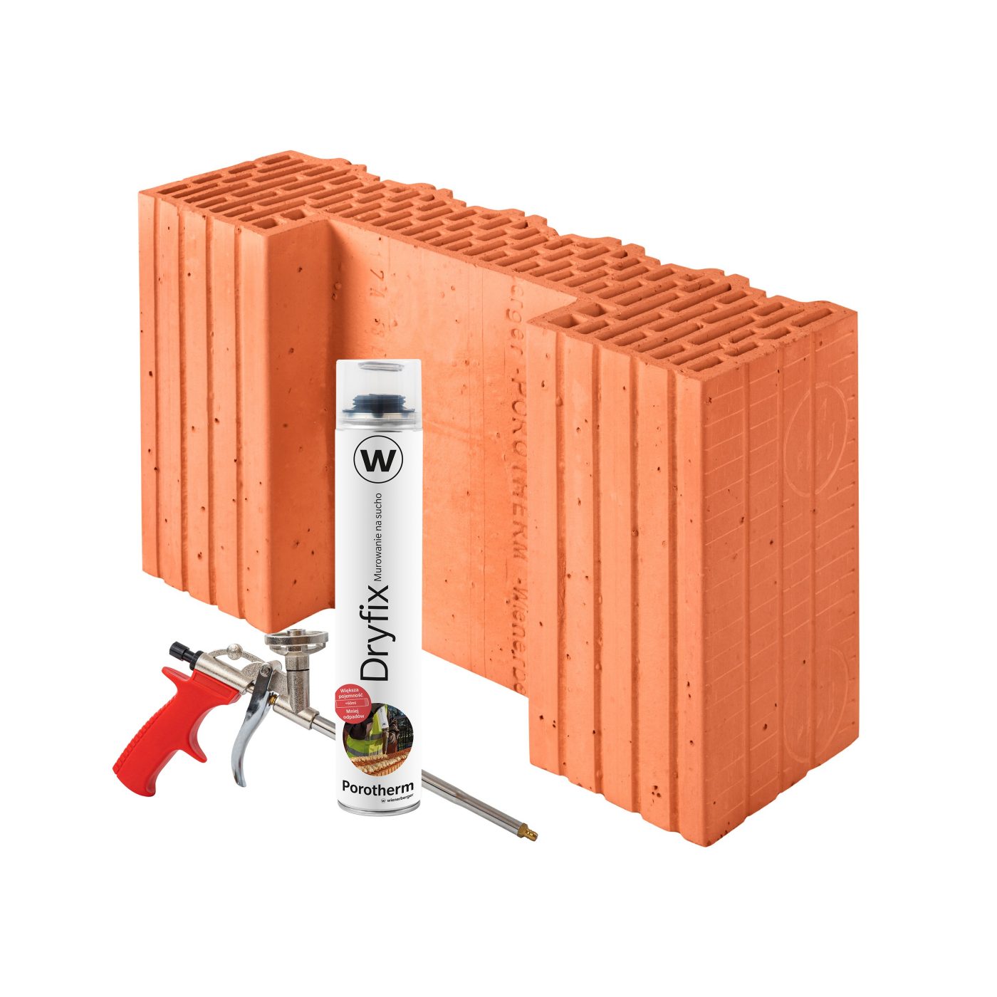 Pustak połówkowy Porotherm 44 1/2 K EKO+ Dryfix