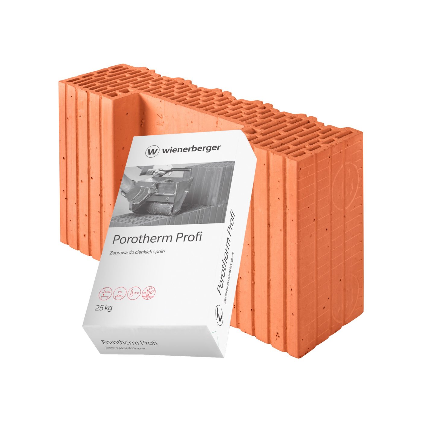 Pustak połówkowy Porotherm 44 1/2 K EKO+ Profi