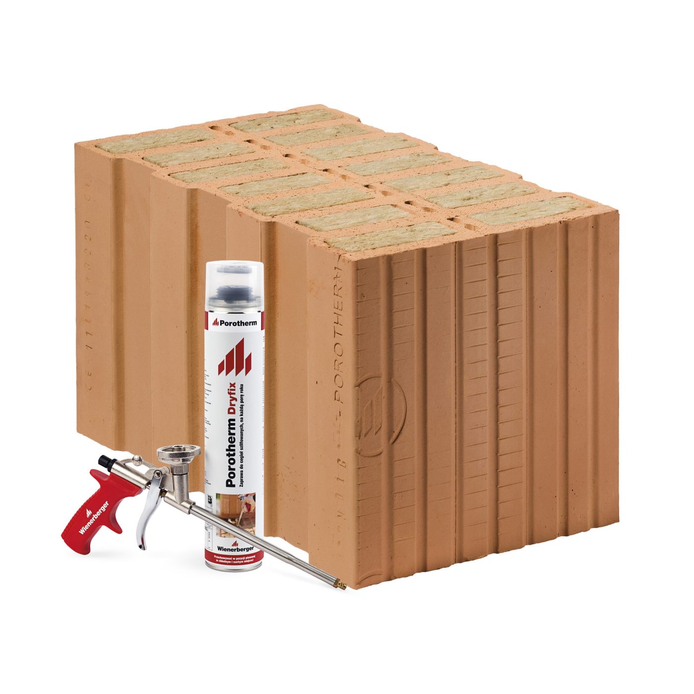 Pustak połówkowy Porotherm 44 T 1/2 Dryfix