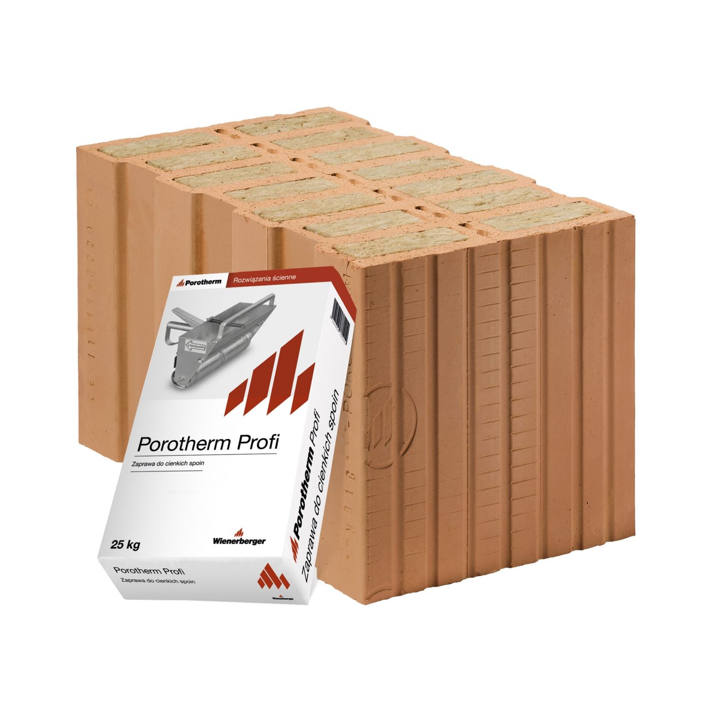 Pustak połówkowy Porotherm 44 T 1/2 Profi