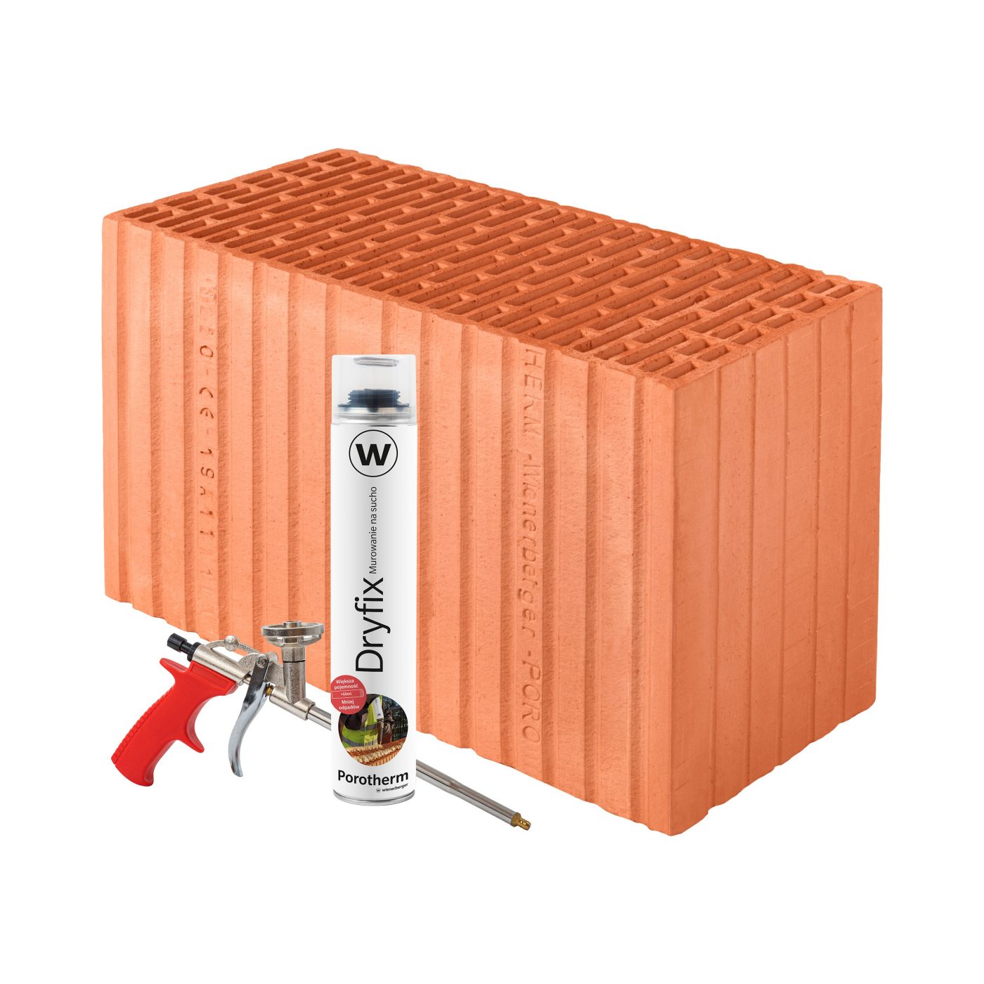 Pustak narożnikowy Porotherm 44 R EKO+ Dryfix